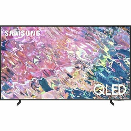 SAMSUNG ELECTRONIC AMERICA Smart TV, QLED, Quantum Dot, Slim, 4K, 50in, Titan Gray SASQN50Q60CAF